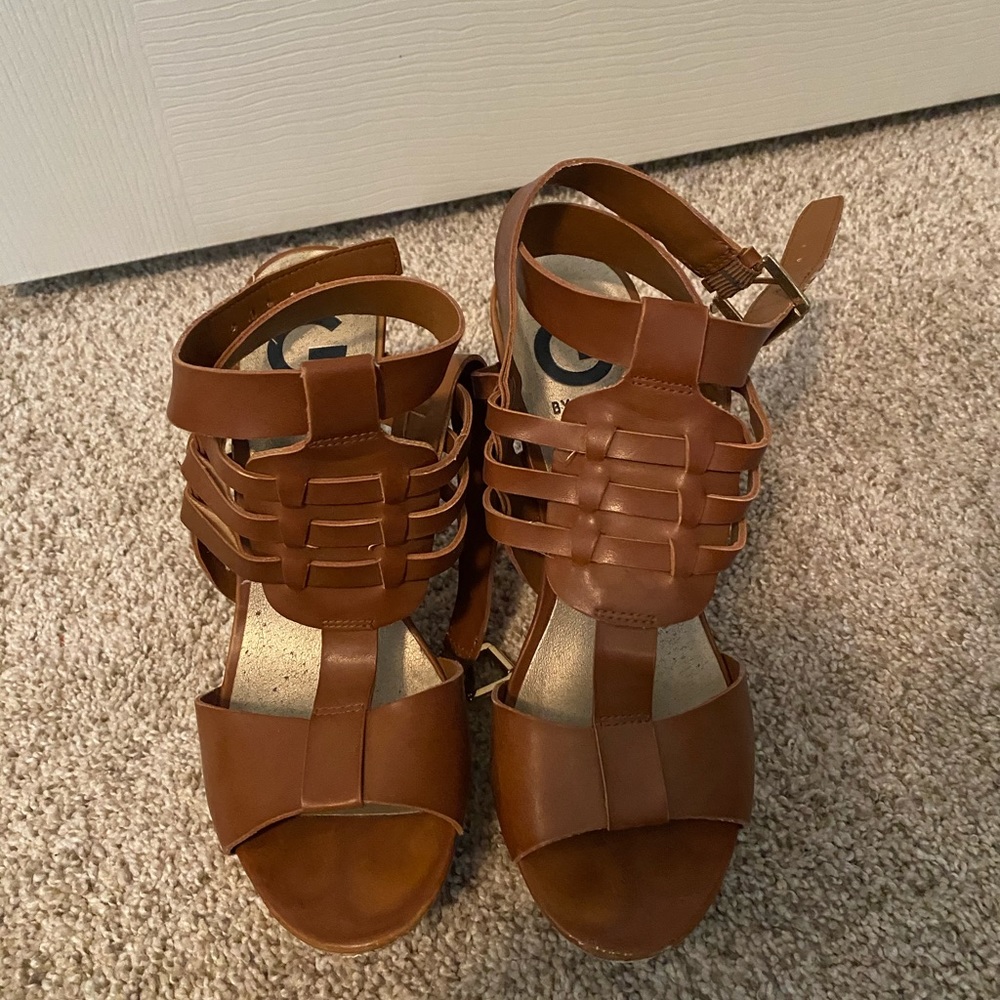 G by Guess Cork Wedge Sandal